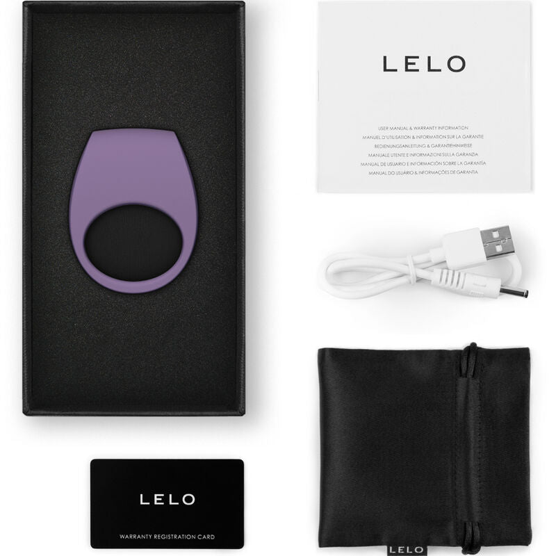 LELO - TOR 3 VIOLET VIBRATOR RING - NOCTURNA DESIRES
