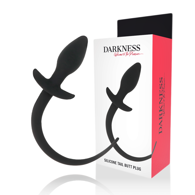DARKNESS - ANAL PLUG 28 CM BLACK SILICONE - NOCTURNA DESIRES