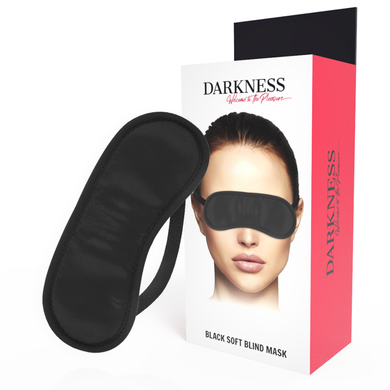DARKNESS - STRAIGHT BLACK MASK - NOCTURNA DESIRES