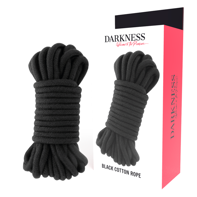 DARKNESS - JAPANESE ROPE 10 M BLACK - NOCTURNA DESIRES