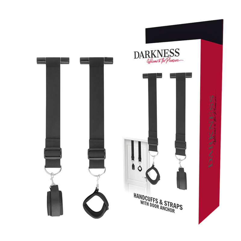 DARKNESS - BONDAGE DOOR HANDCUFFS - NOCTURNA DESIRES