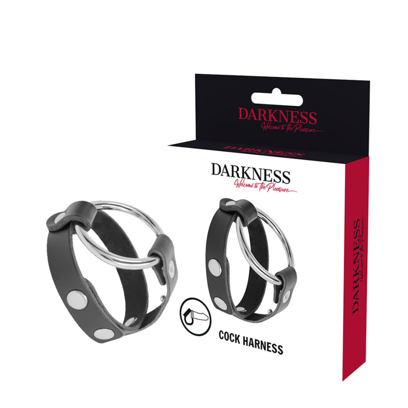 DARKNESS - BDSM COCK AND TESTICLE RING - NOCTURNA DESIRES