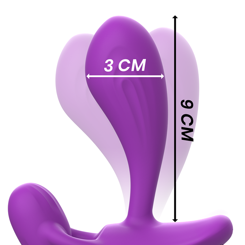 INTENSE - SHELLY PLUG ANAL REMOTE CONTROL PURPLE - NOCTURNA DESIRES
