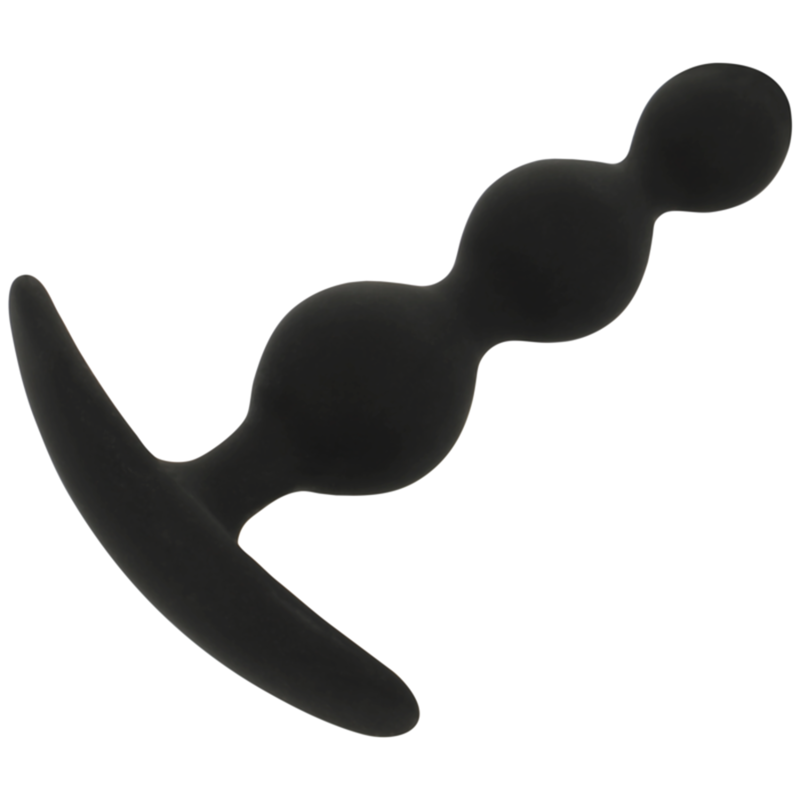 BLACK&SILVER - RUPERT ANAL BALL CHAIN 10 CM - NOCTURNA DESIRES