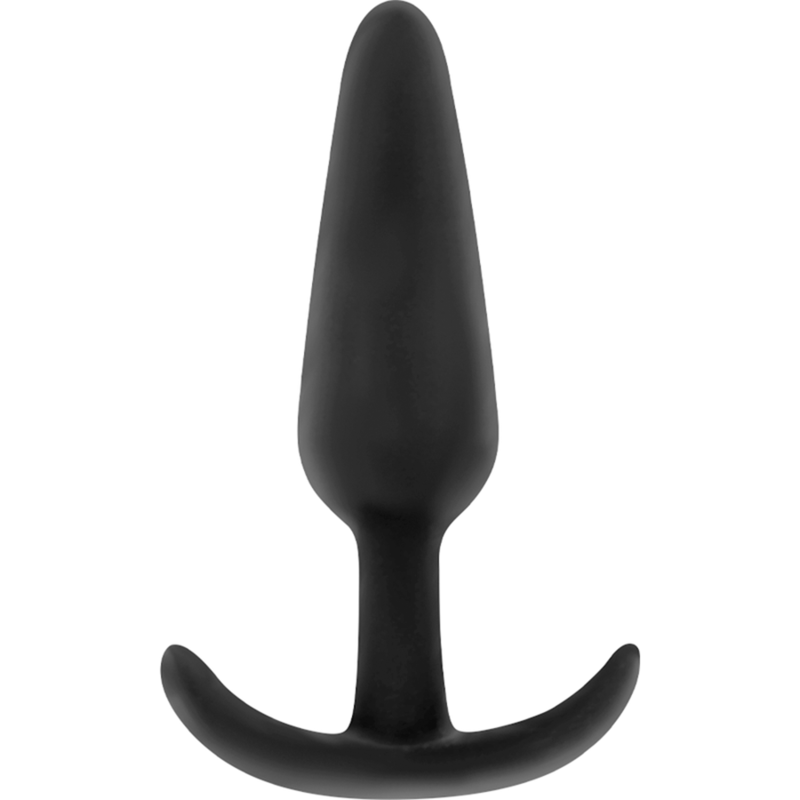 BLACK&SILVER - KAEL SILICONE ANAL PLUG WITH MEDIUM HANDLE - NOCTURNA DESIRES
