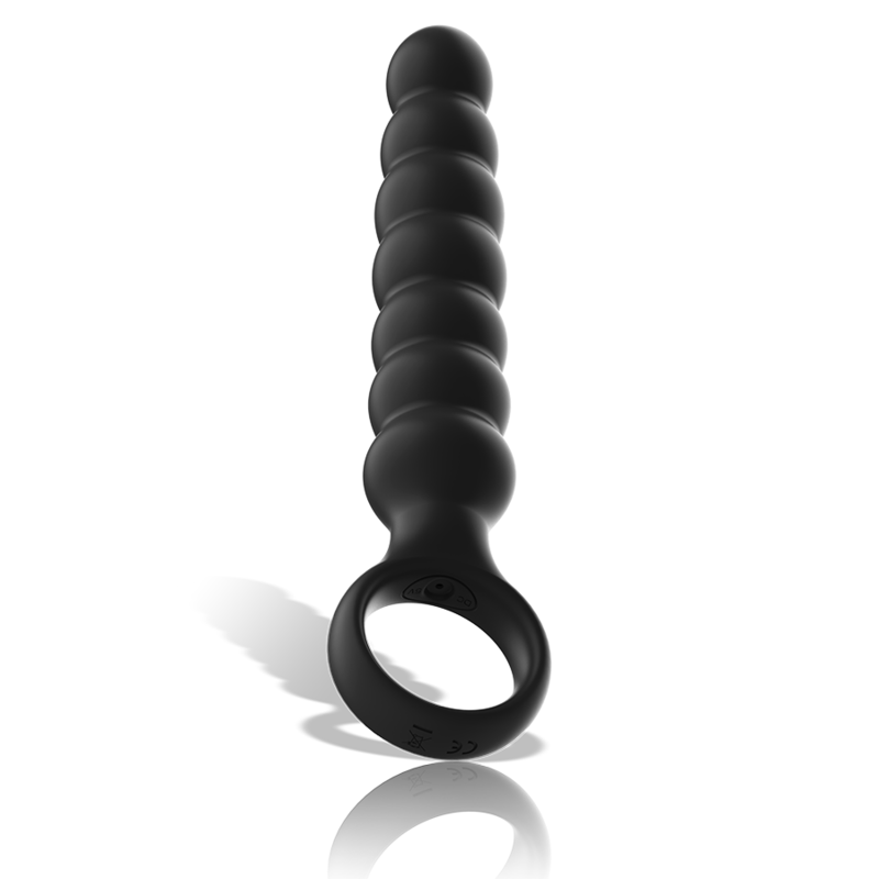 BLACK&SILVER - BOB POWERFUL SILICONE ANAL DILATOR - NOCTURNA DESIRES