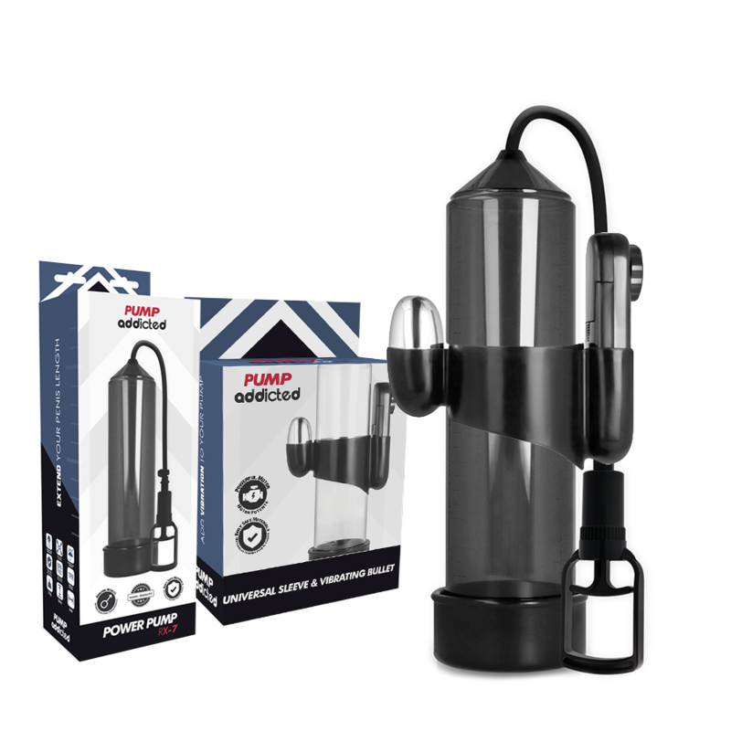 PUMP ADDICTED - RX7 BLACK VIBRATOR - NOCTURNA DESIRES