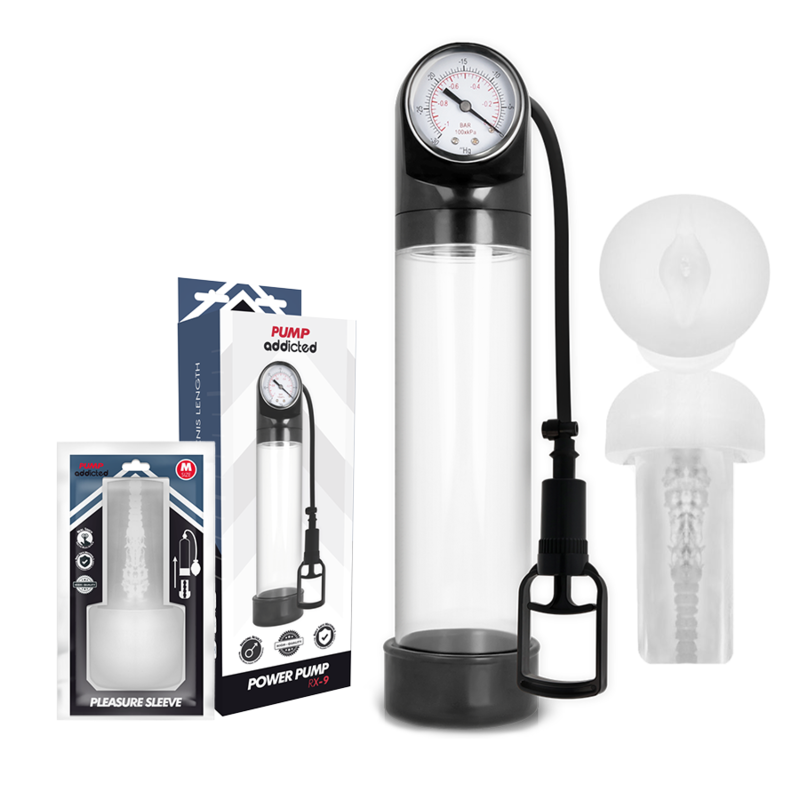 PUMP ADDICTED - RX9 TRANSPARENT WITH MASTURBATOR - NOCTURNA DESIRES