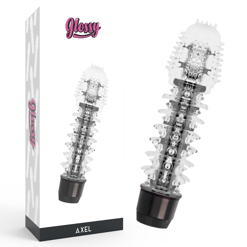 GLOSSY - AXEL BLACK VIBRATOR - NOCTURNA DESIRES