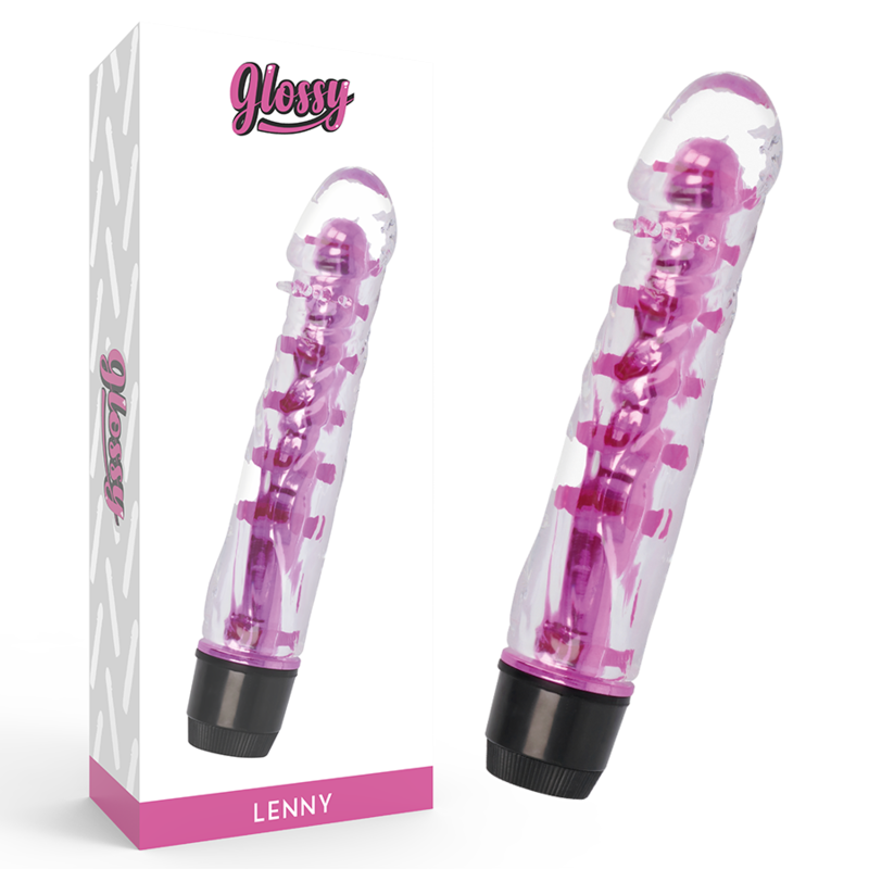GLOSSY - LENNY VIBRATOR PINK - NOCTURNA DESIRES