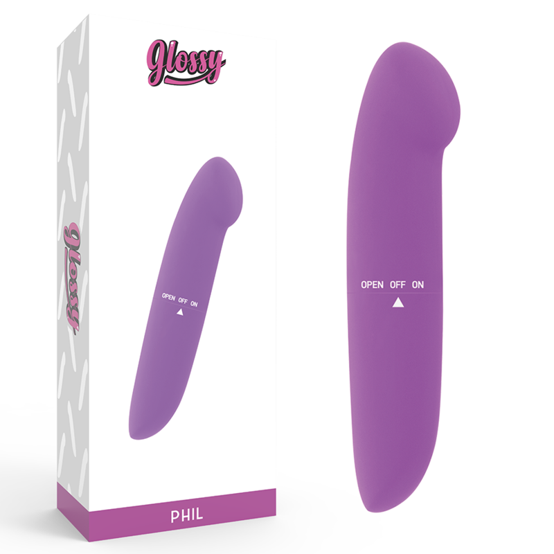 GLOSSY - PHIL VIBRATOR PURPLE - NOCTURNA DESIRES
