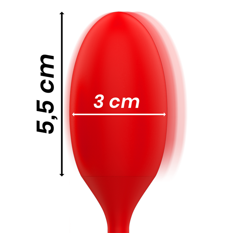 MIA - TOSCANA DOUBLE PLEASURE WAND + VIBRATING EGG - NOCTURNA DESIRES