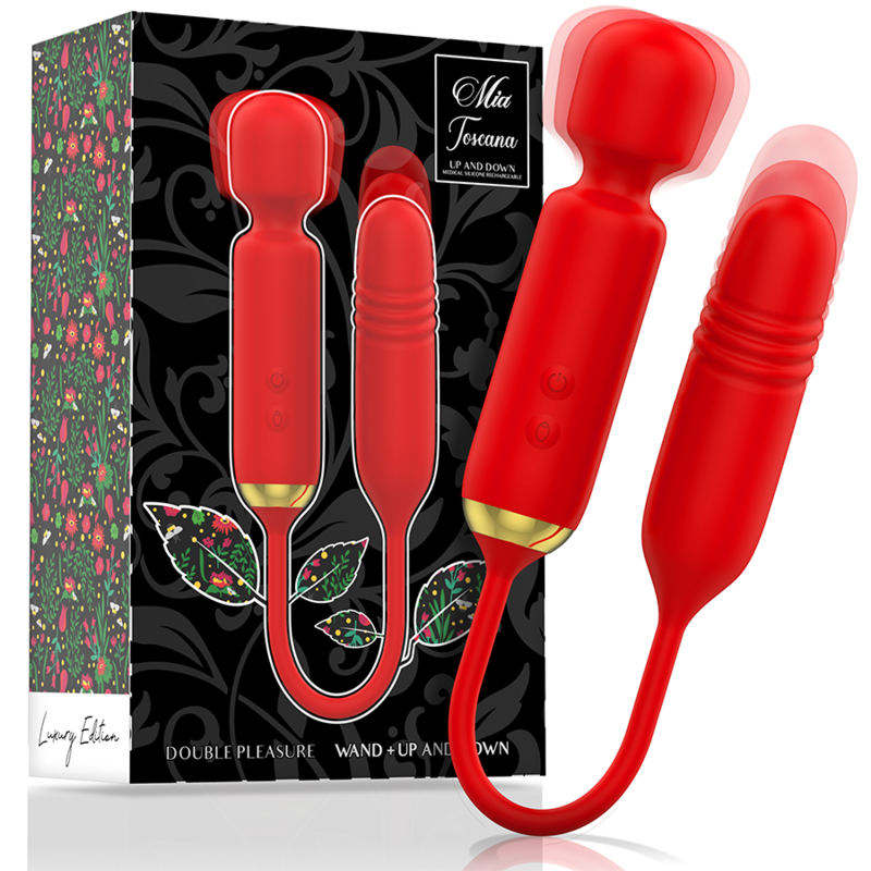 MIA - TOSCANA DOUBLE PLEASURE WAND + UP AND DOWN - NOCTURNA DESIRES