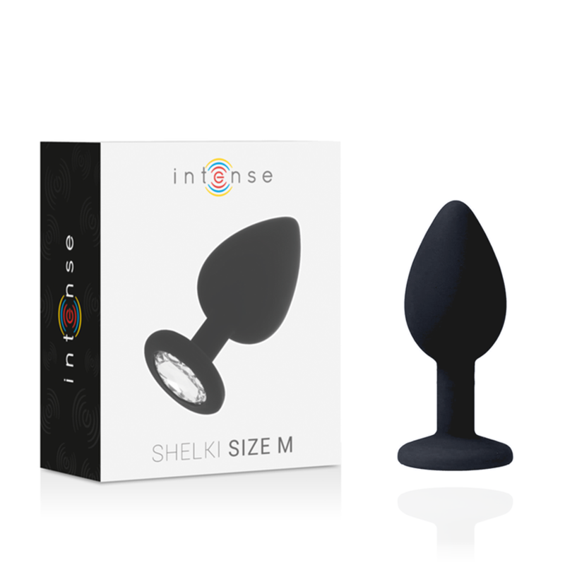 INTENSE - SHELKI M ANAL PLUG BLACK - NOCTURNA DESIRES