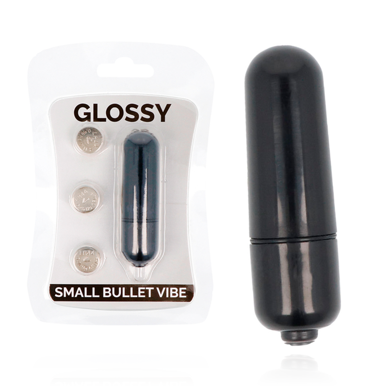 GLOSSY - SMALL BULLET VIBE BLACK GLOSSY NOCTURNA DESIRES