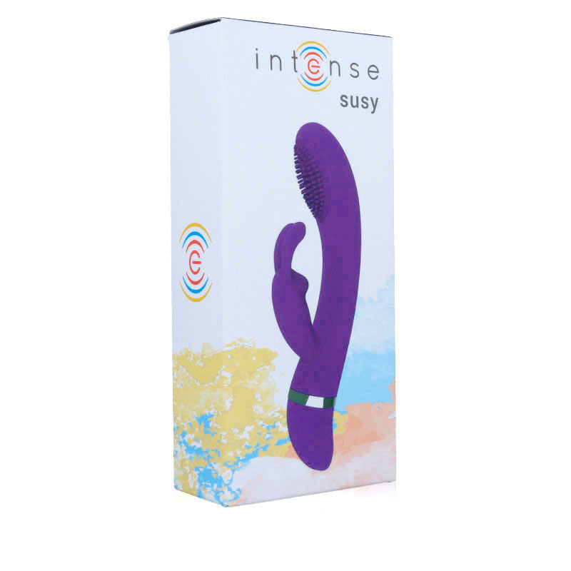 INTENSE - SUSY SILICONE RABBIT LILAC OSCILLATING VIBRATOR INTENSE FUN NOCTURNA DESIRES