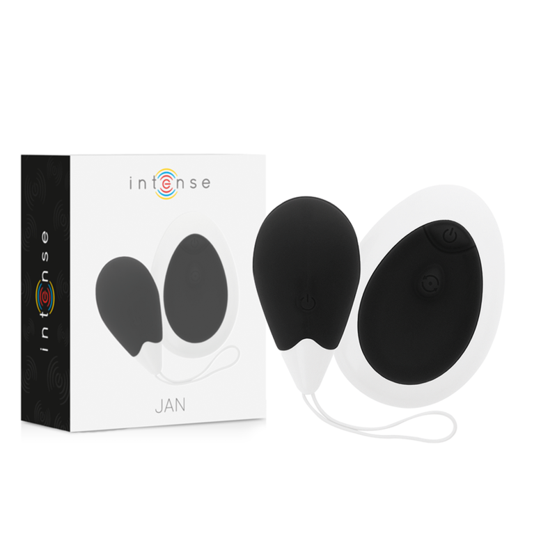 INTENSE - JAN VIBRATING EGG REMOTE CONTROL BLACK INTENSE COUPLES TOYS NOCTURNA DESIRES