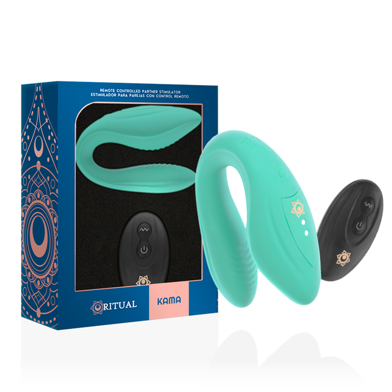 RITHUAL - KAMA REMOTE CONTROL FOR COUPLES AQUA - NOCTURNA DESIRES