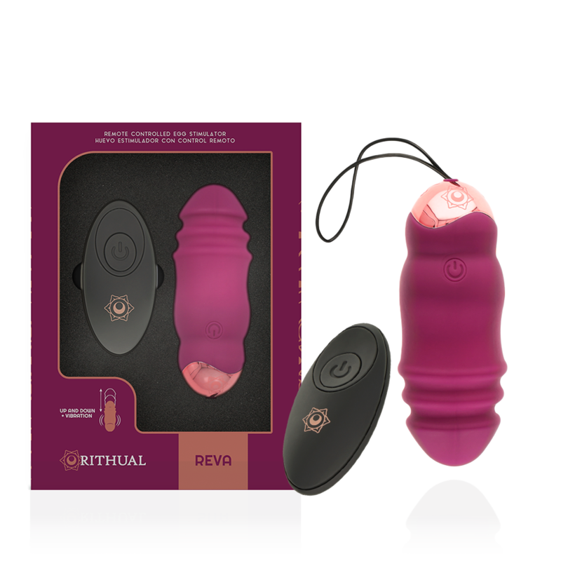 RITHUAL - REVA EGG REMOTE CONTROL UP&DOWN SYSTEM + VIBRATION - NOCTURNA DESIRES