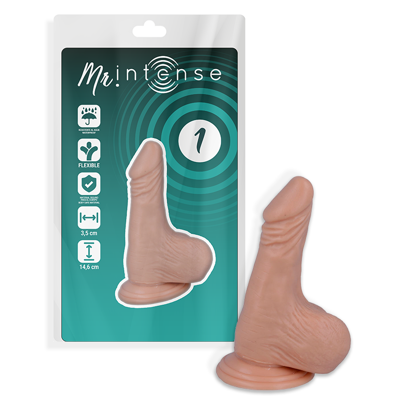 MR INTENSE - 1 REALISTIC COCK 14.6 CM -O- 3.5 CM MR. INTENSE NOCTURNA DESIRES