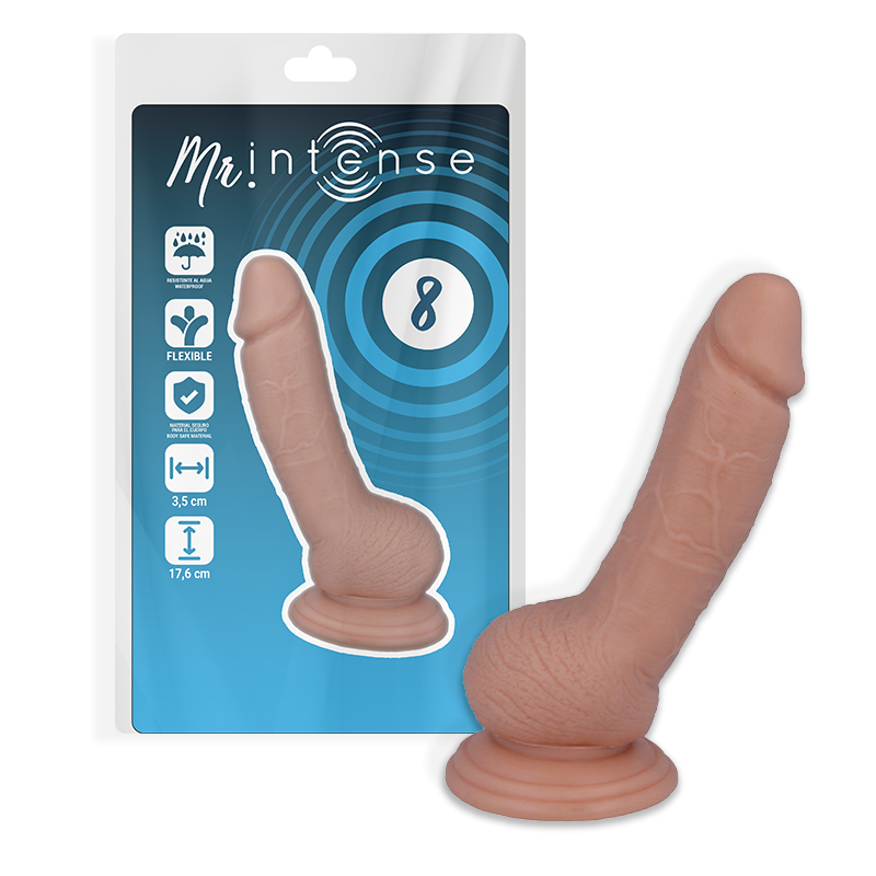 MR INTENSE - 8 REALISTIC COCK 17.6 CM -O- 3.5 CM MR. INTENSE NOCTURNA DESIRES