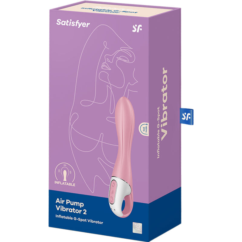 SATISFYER - AIR PUMP VIBRATOR 2 PINK - NOCTURNA DESIRES