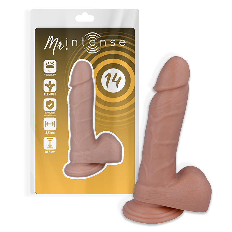 MR INTENSE - 14 REALISTIC COCK 18.5 CM -O- 3.8 CM MR. INTENSE NOCTURNA DESIRES