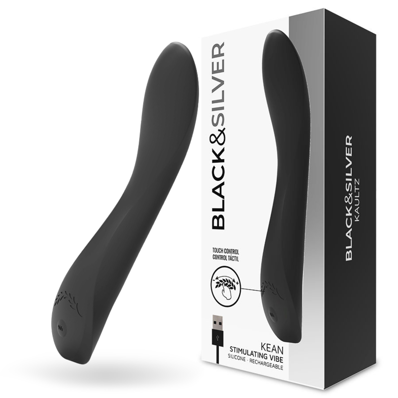 BLACK&SILVER - KEAN VIBRATOR TOUCH CONTROL - NOCTURNA DESIRES