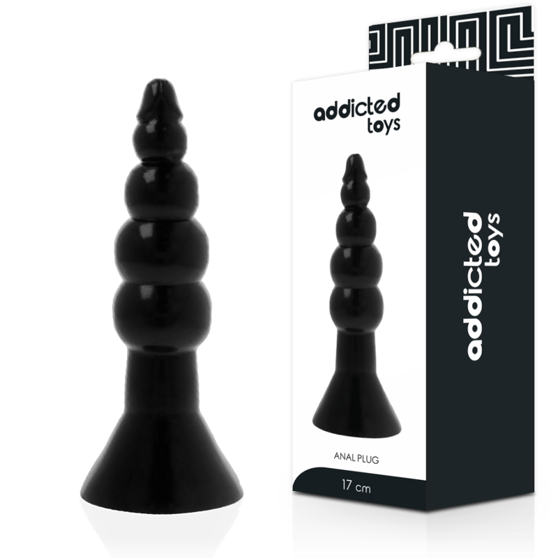 ADDICTED TOYS - ANAL PLUG 17 CM BLACK - NOCTURNA DESIRES