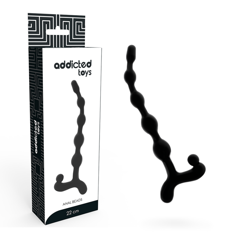 ADDICTED TOYS - ANAL BALLS 22 CM BLACK - NOCTURNA DESIRES