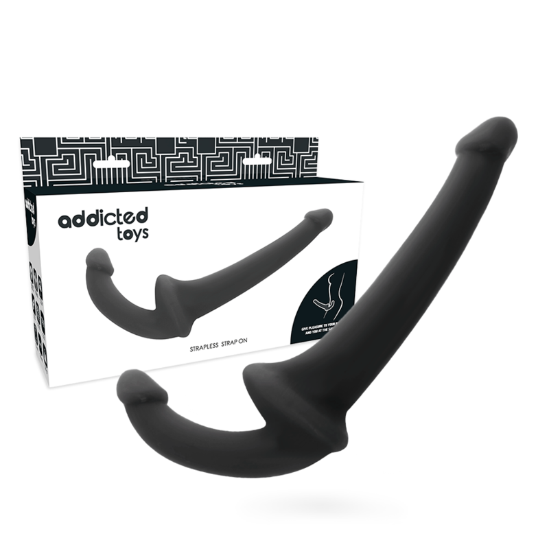 ADDICTED TOYS - DILDO WITH RNA S WITHOUT SUBJECTION BLACK - NOCTURNA DESIRES