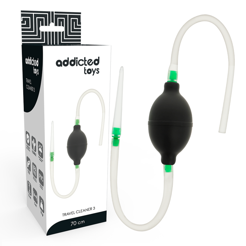 ADDICTED TOYS - BLACK ENEMA SET - NOCTURNA DESIRES