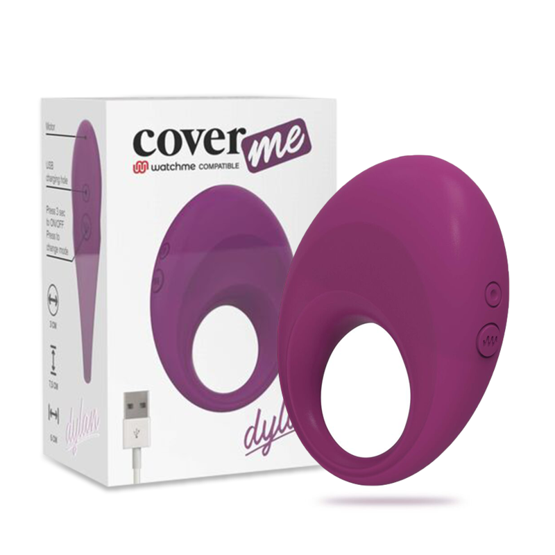 COVERME - DYLAN RECHARGEABLE RING COMPATIBLE WITH WATCHME WIRELESS TECHNOLOGY - NOCTURNA DESIRES