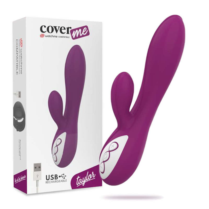 COVERME - TAYLOR VIBRATOR COMPATIBLE WITH WATCHME WIRELESS TECHNOLOGY - NOCTURNA DESIRES