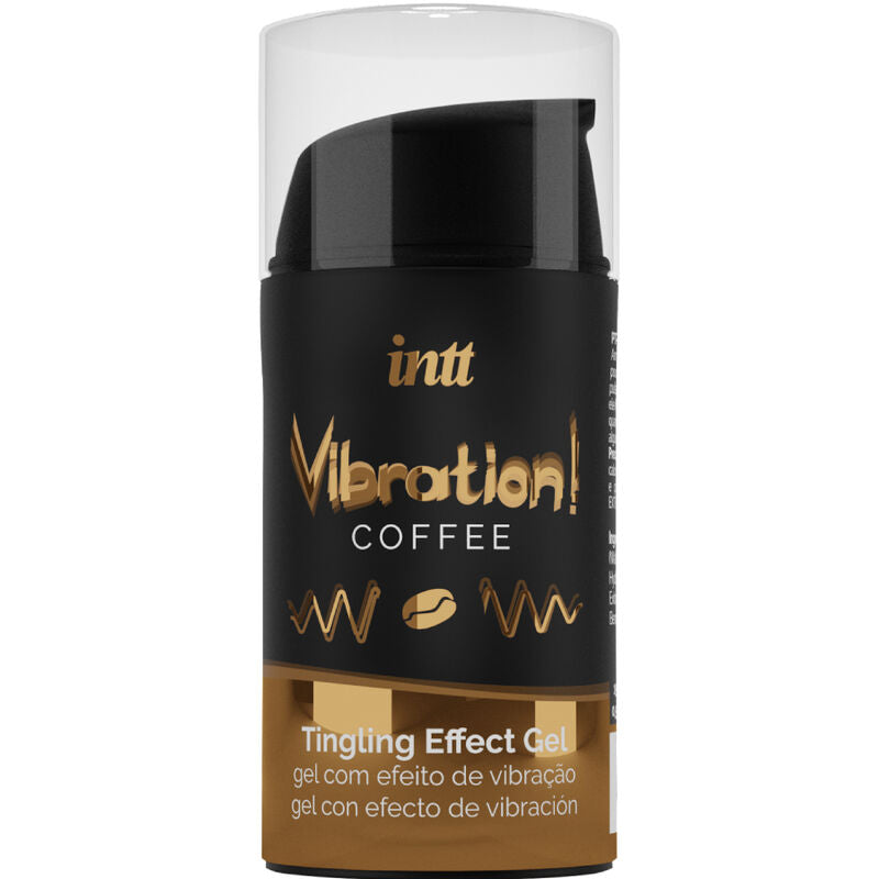 INTT - POWERFUL INTIMATE STIMULANT LIQUID VIBRATING GEL COFFEE 15ML - NOCTURNA DESIRES