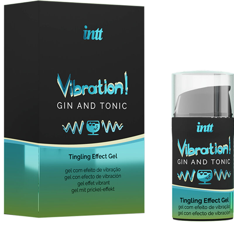 INTT - POWERFUL INTIMATE STIMULANT LIQUID VIBRATOR GEL GIN & TONIC 15ML - NOCTURNA DESIRES