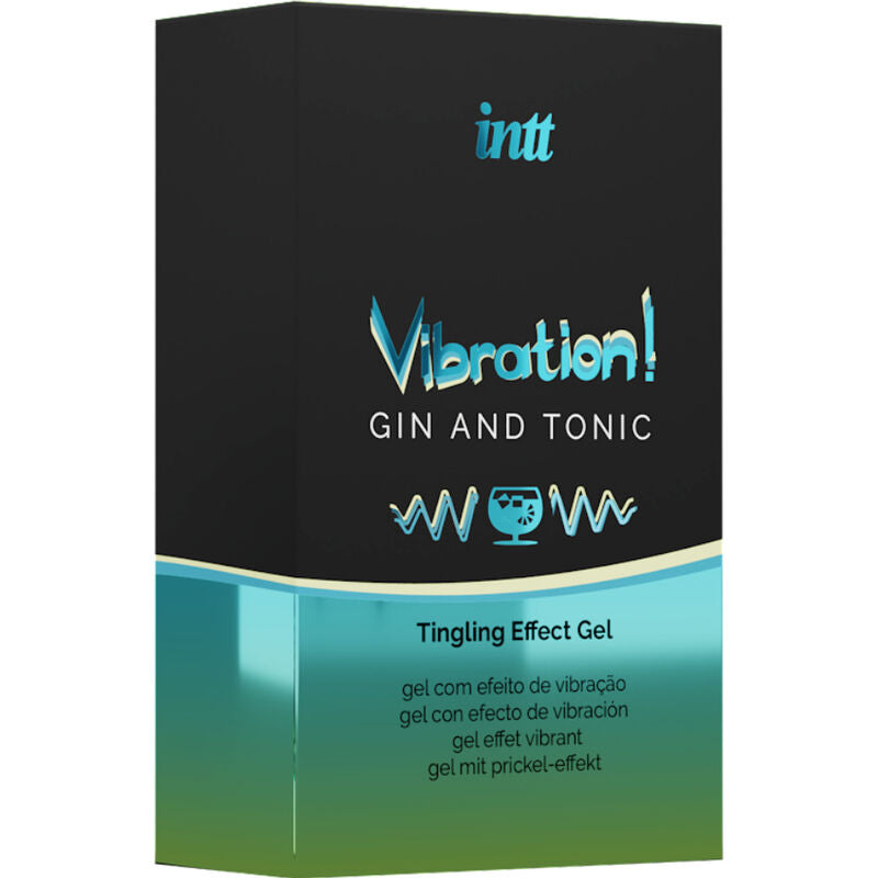 INTT - POWERFUL INTIMATE STIMULANT LIQUID VIBRATOR GEL GIN & TONIC 15ML - NOCTURNA DESIRES