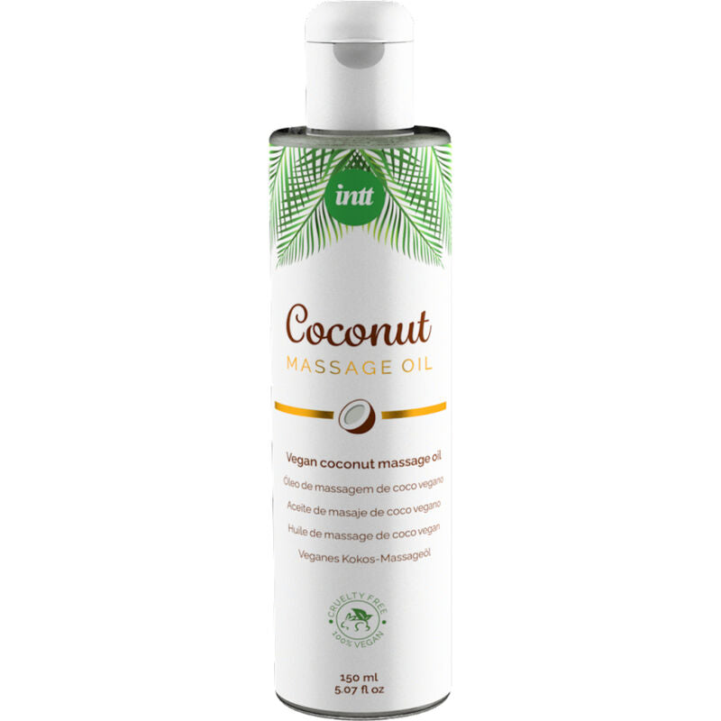 INTT - SWEET VEGAN MASSAGE OIL WITH RELAXING COCONUT FLAVORED - NOCTURNA DESIRES