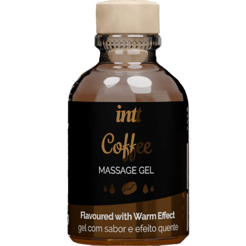 INTT MASSAGE & ORAL SEX - HOT EFFECT COFFEE FLAVOR MASSAGE GEL - NOCTURNA DESIRES