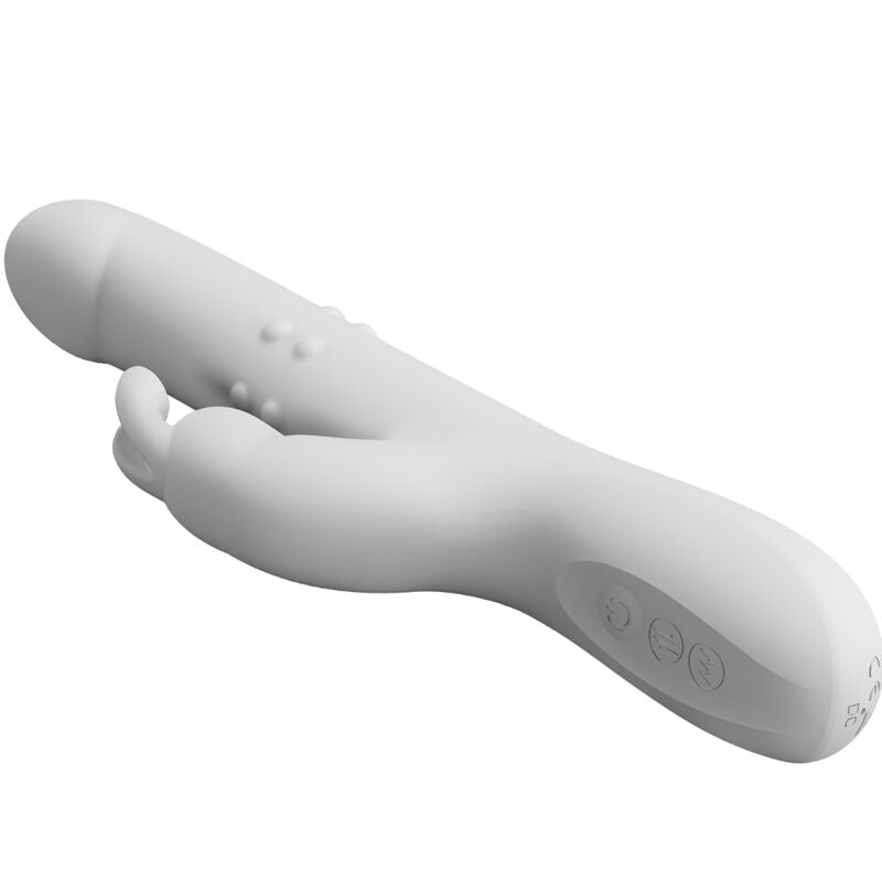 PRETTY LOVE - REESE VIBRATOR WITH SILVER ROTATION - NOCTURNA DESIRES
