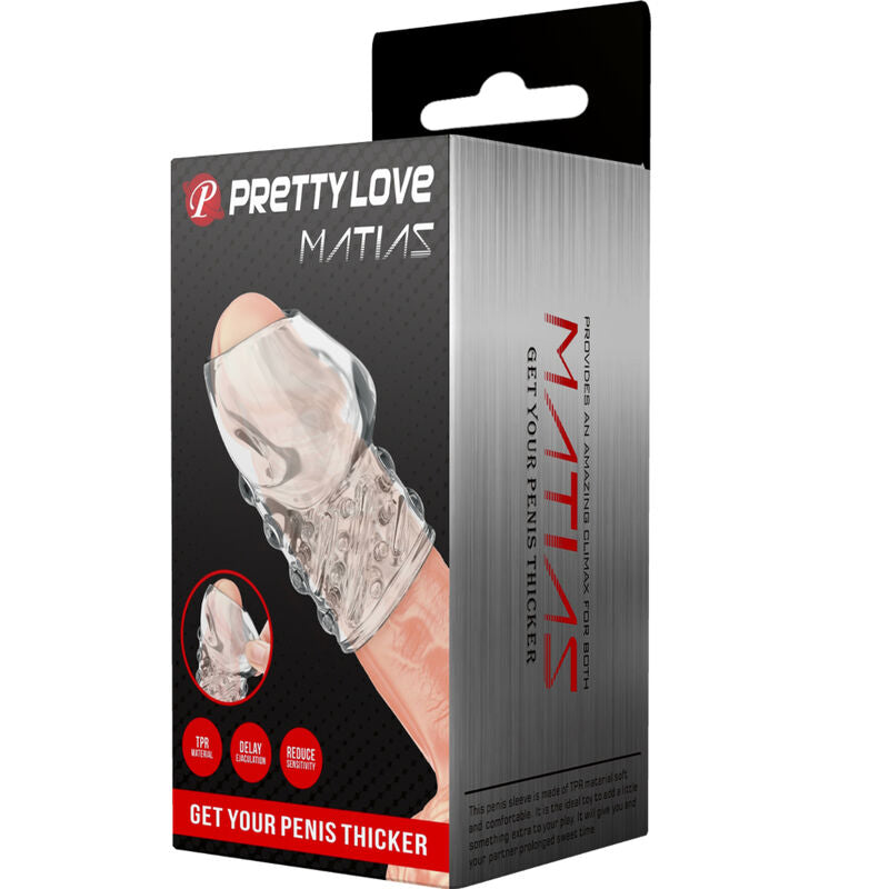 PRETTY LOVE - MATIAS TRANSPARENT PENIS THICKER - NOCTURNA DESIRES