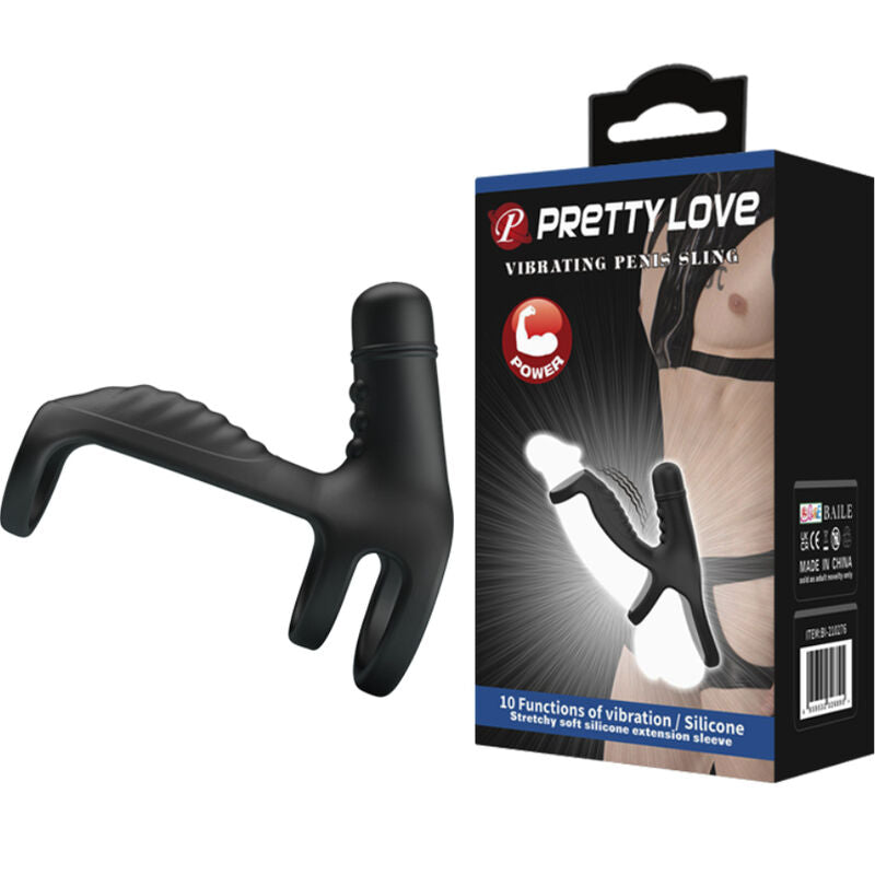 PRETTY LOVE - ELASTIC SOFT SILICONE EXTENSION SLEEVE - NOCTURNA DESIRES