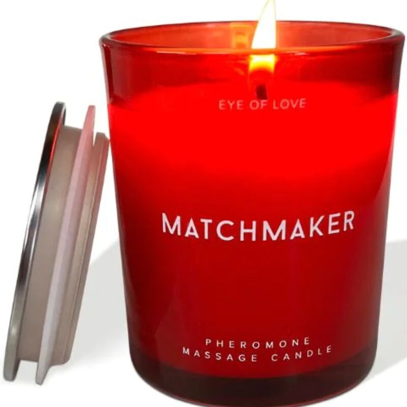 EYE OF LOVE - MATCHMAKER RED DIAMOND MASSAGE CANDLE ATTRACT HIM 150 ML - NOCTURNA DESIRES