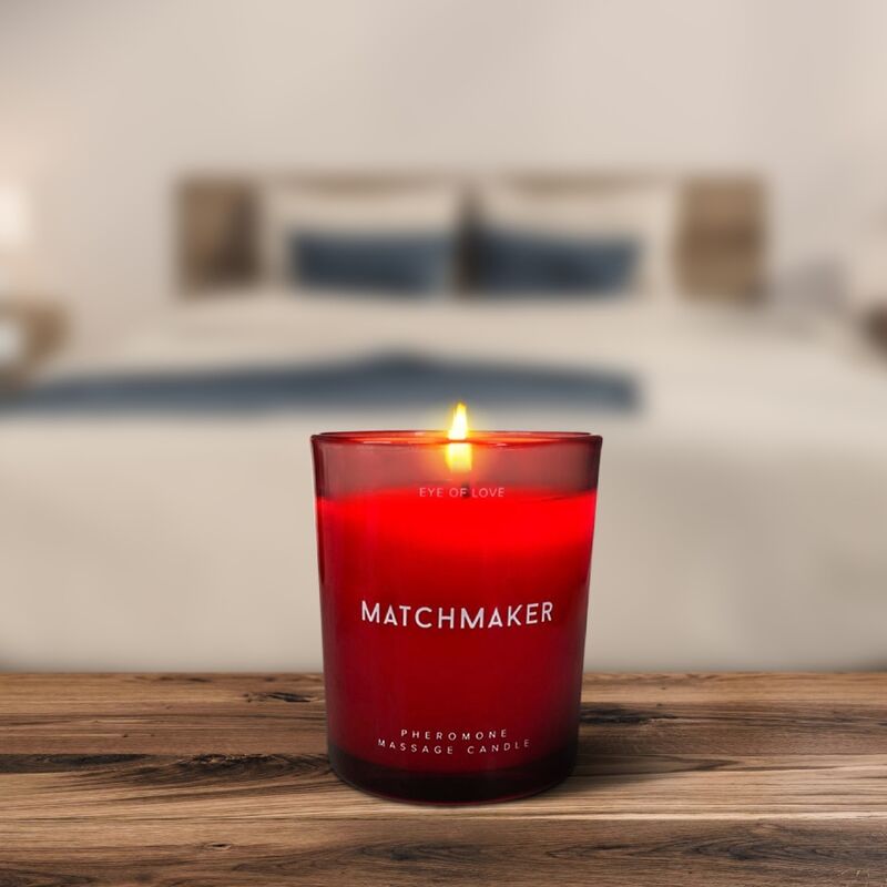 EYE OF LOVE - MATCHMAKER RED DIAMOND MASSAGE CANDLE ATTRACT HIM 150 ML - NOCTURNA DESIRES