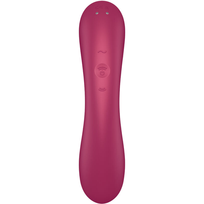 SATISFYER - CURVE TRINITY 1 AIR PULSE VIBRATION RED - NOCTURNA DESIRES