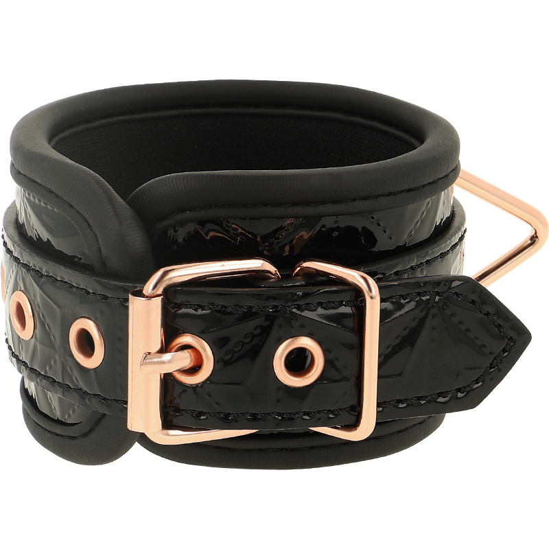 COQUETTE CHIC DESIRE - BLACK EDITION PREMIUM HANDCUFFS WITH NEOPRENE LINING - NOCTURNA DESIRES