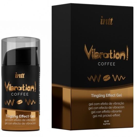 INTT MASSAGE & ORAL SEX - HOT EFFECT COFFEE FLAVOR MASSAGE GEL - NOCTURNA DESIRES