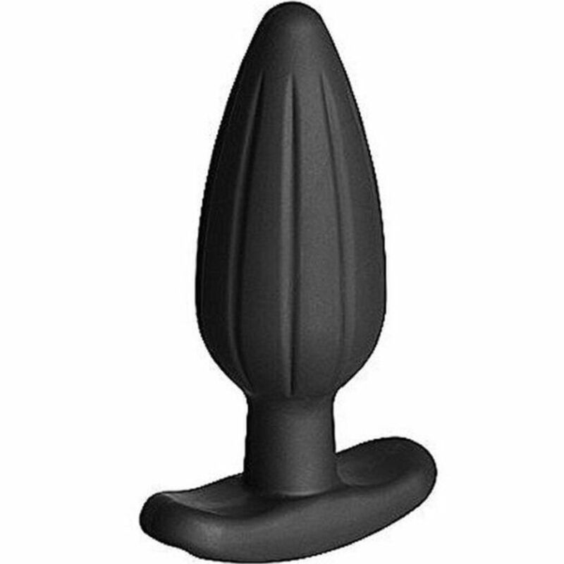 ELECTRASTIM - SILICONE BLACK ROCKER BUTT PLUG LARGE - NOCTURNA DESIRES