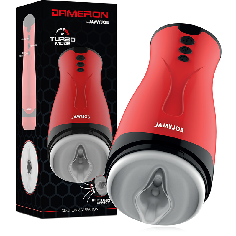 JAMYJOB - DAMERON SUCTION AND VIBRATION MASTURBATOR - NOCTURNA DESIRES