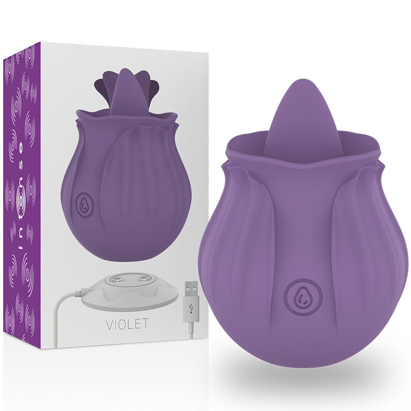 INTENSE - VIOLET CL TORIS STIMULATOR 10 VIBRATIONS LILAC - NOCTURNA DESIRES